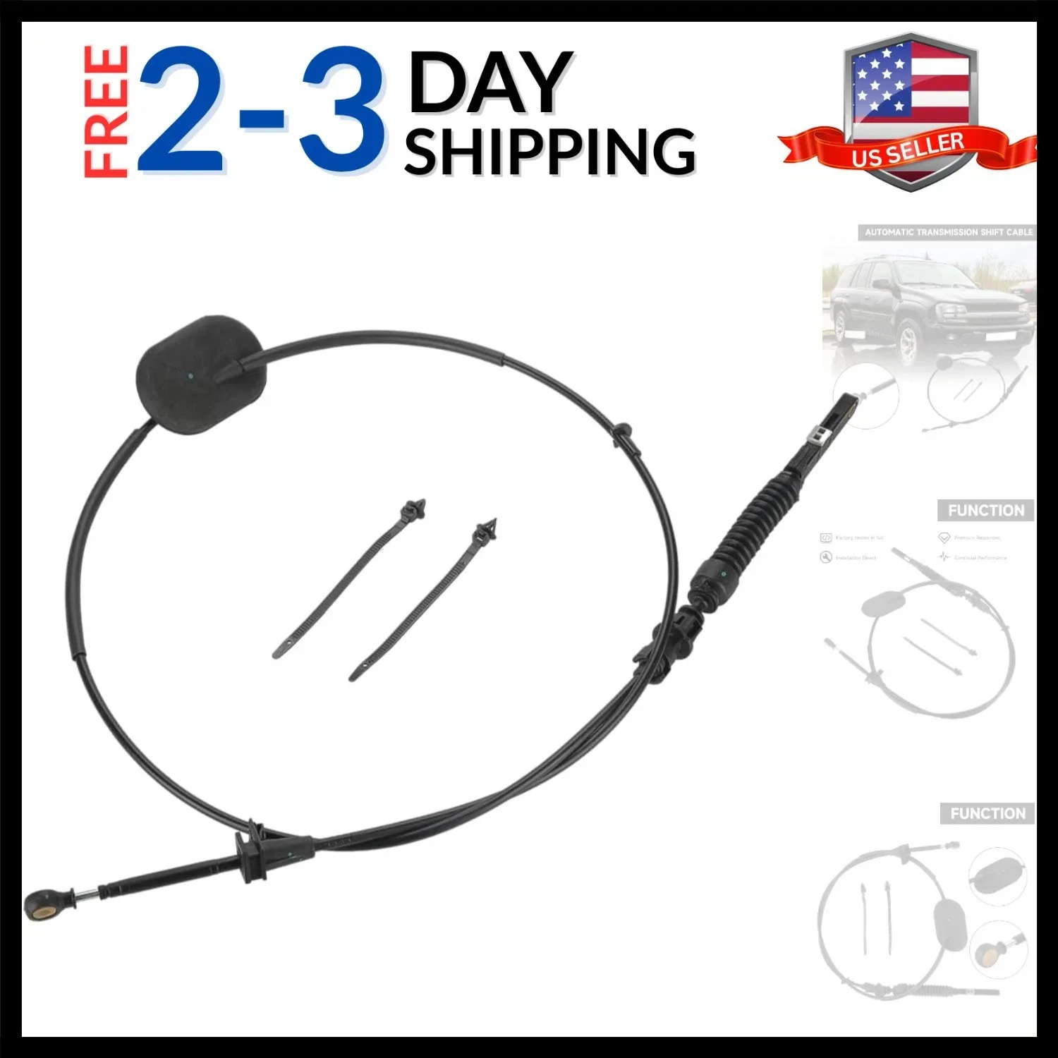 OE Replacement Transmission Shift Cable 15785087 for Trailblazer and Envoy