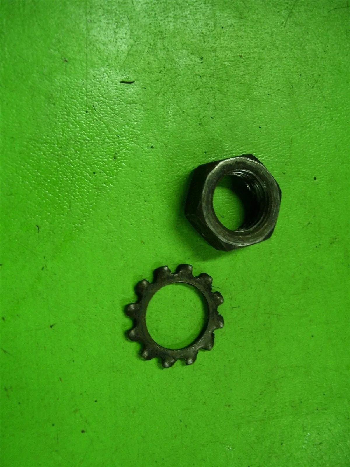 91 Nissan 300zx Z32 Transmission Linkage NUT & WASHER Automatic oem