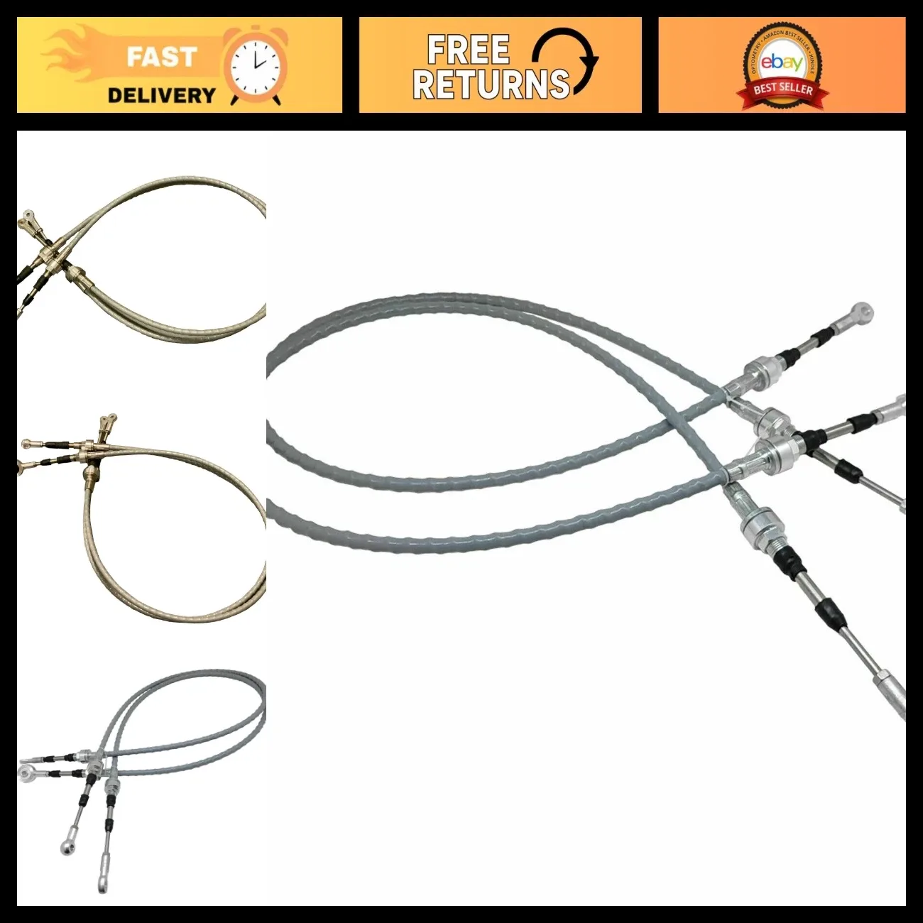 2Pcs Shift Cable Kit for K20 K24 K Swap EG EK Civic Transmission Shifter