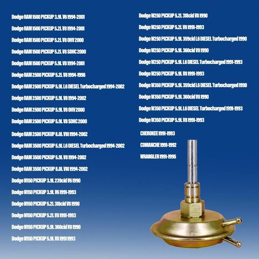 Durable 4WD Vacuum Actuator for Dodge Ram 1500 2500 3500 - Easy Installation image 4
