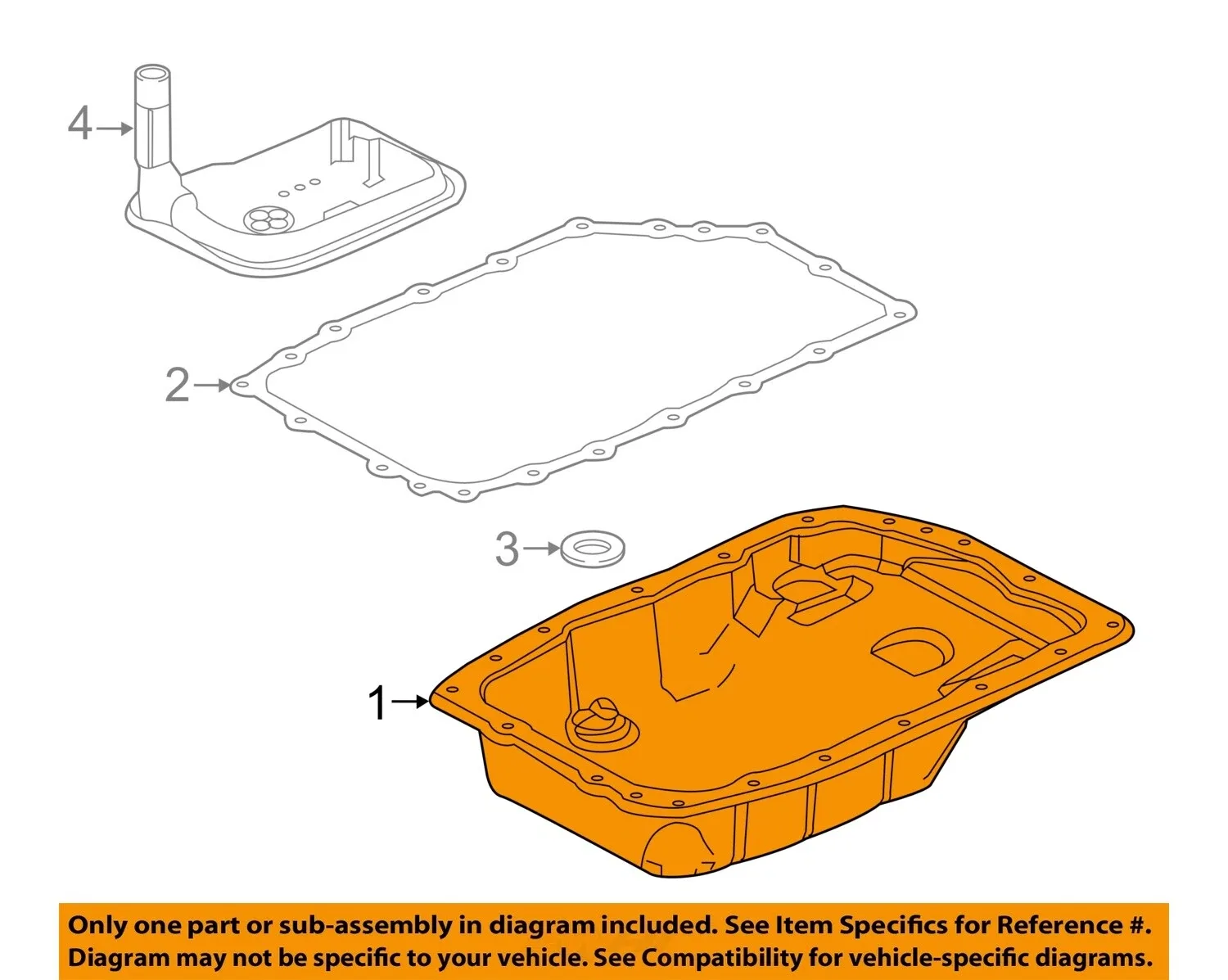 GM OEM-Transmission Tranny Oil Pan 24222657