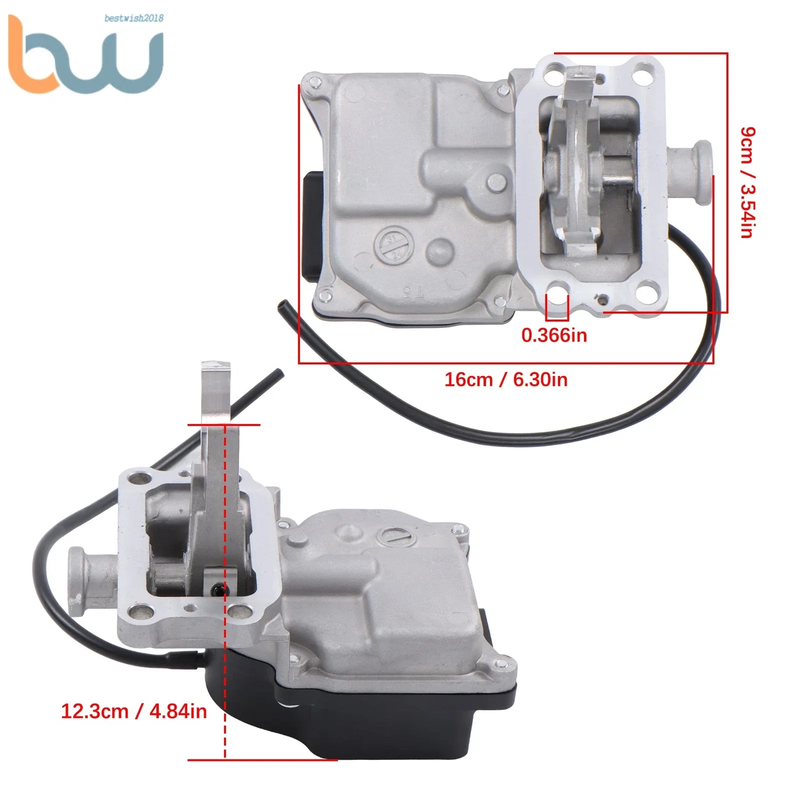 For Toyota 4Runner 03-19 4WD Front Side Differential Vacuum Actuator 41400-35034 image 2