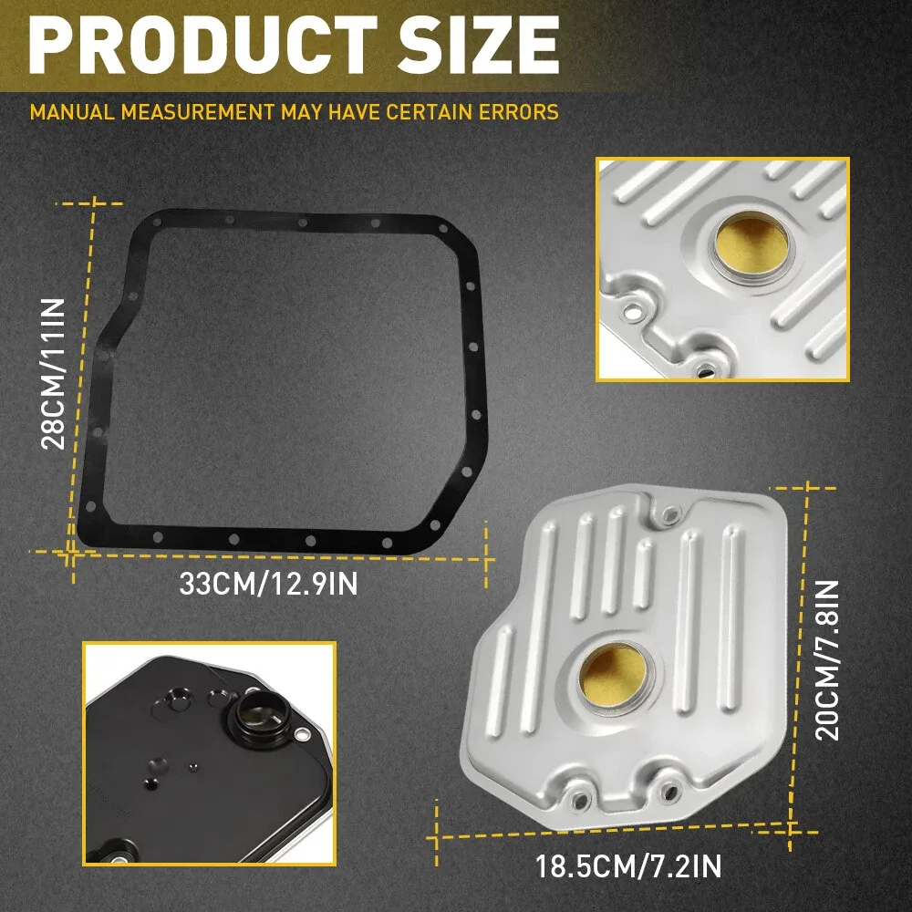 Auto Transmission Filter+Oil Pan Gasket Kit For Toyota Camry 3533006010 image 2