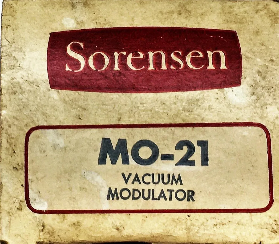 Sorensen Vacuum Modulator MO-21 NOS image 4