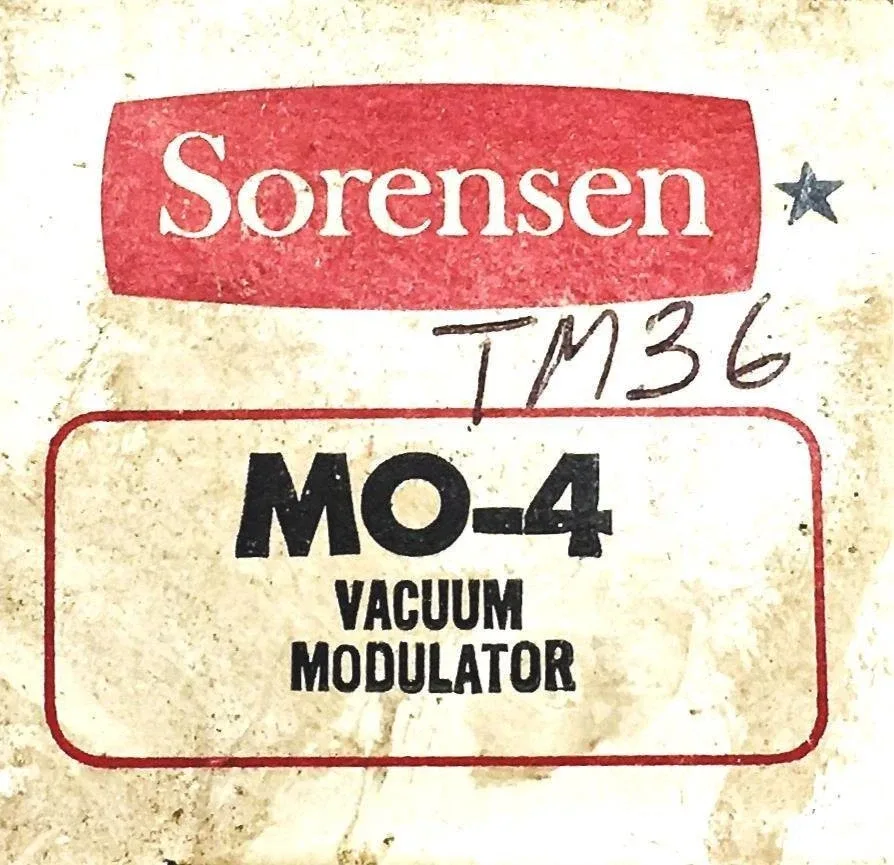 Sorensen Vacuum Modulator MO-4 NOS image 4