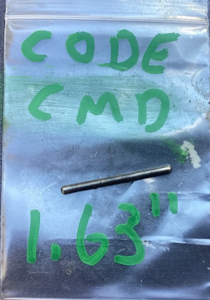 Ford C4 Auto Trans    OEM Used      Vacuum Modulator Pin 1.63” Free Shipping