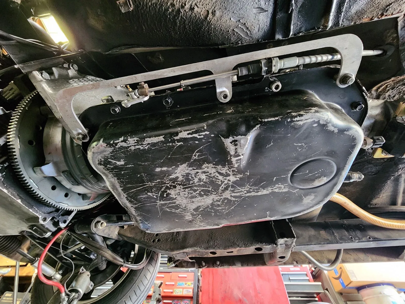 4l80e Shift Lever Guard For Sfi Blanket image 2