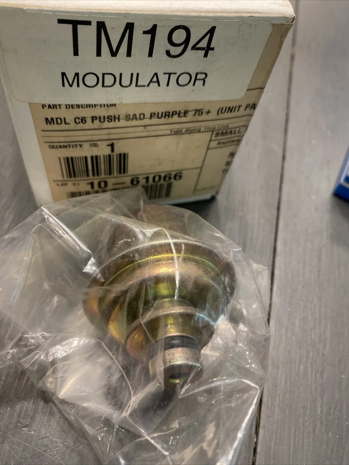 Standard Ignition Automatic Transmission Vacuum Modulator TM194