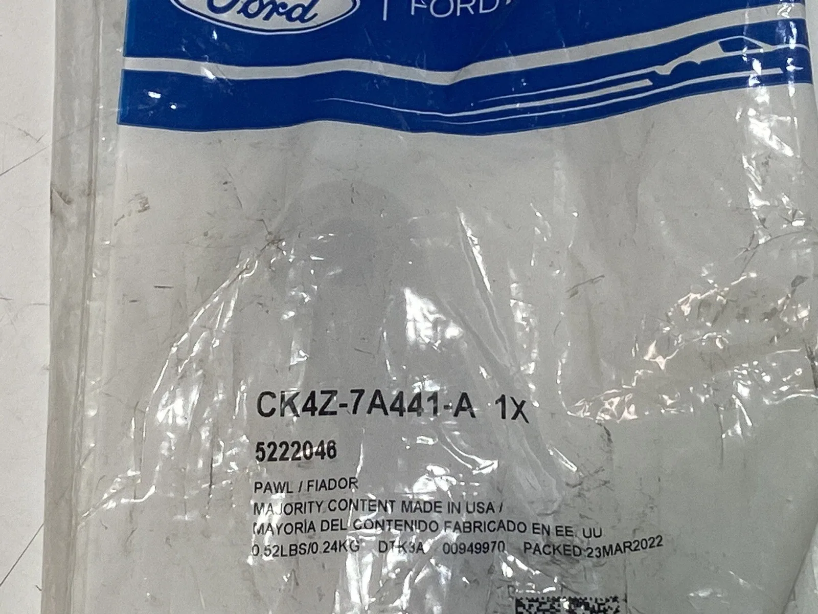 CK4Z-7A441-A Genuine Ford Pawl - NEW