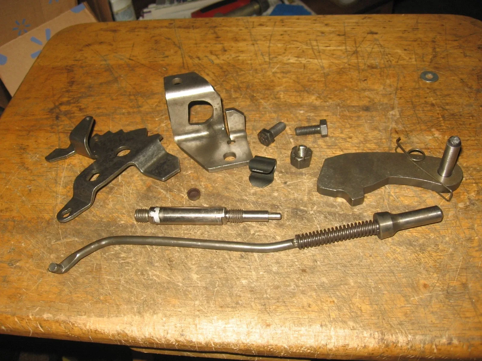 OEM GM 1982-93 700R4 4L60 TRANSMISSION SHIFT SHAFT LINKAGE PARK ROD PARK PAWL image 2