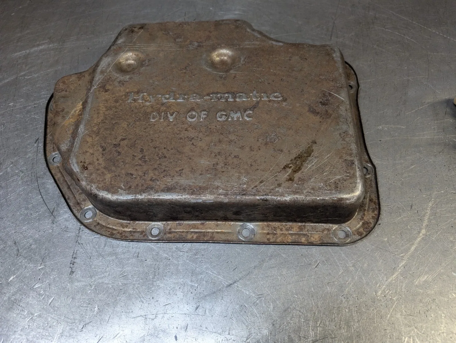 GM TH400 Short Oil Pan - Used, Includes Filter Extension Tube