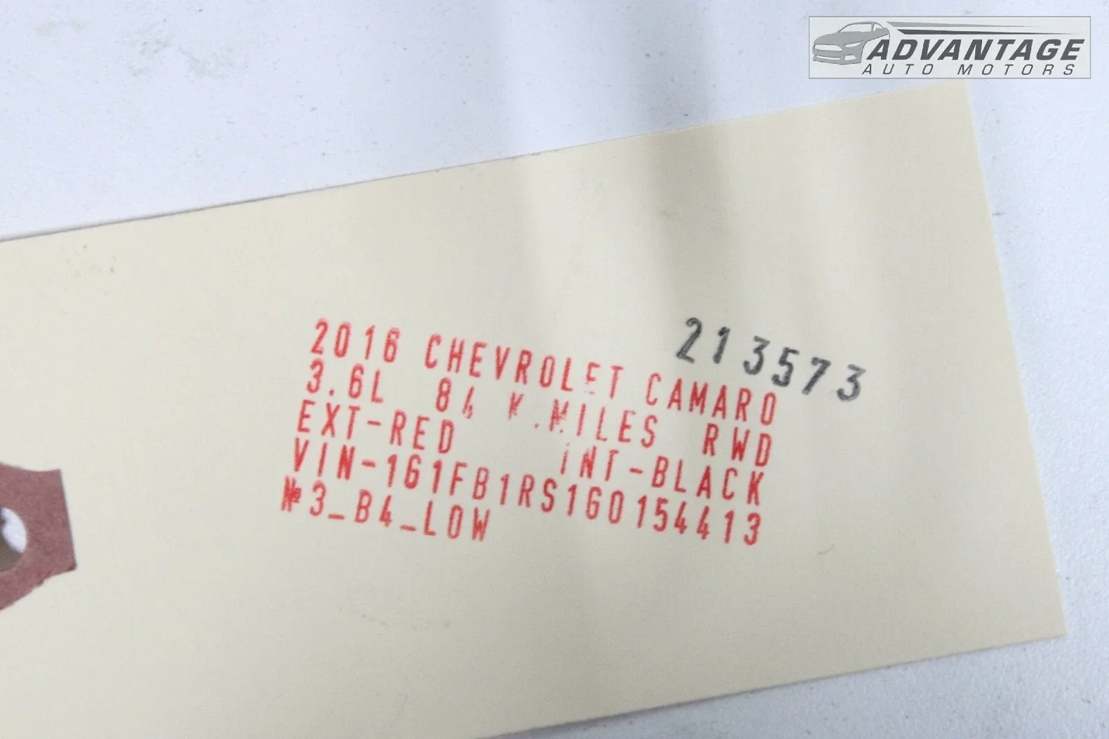 2016 CHEVROLET CAMARO 3.6L AUTOMATIC TRANSMISSION 8L45 PARK PAWL ACTUATOR OEM image 4