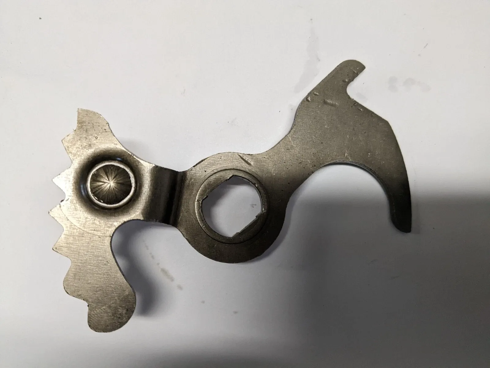 1971-1986 Mustang Automatic C4 Transmission Parking Pawl Rooster Comb Bracket image 3