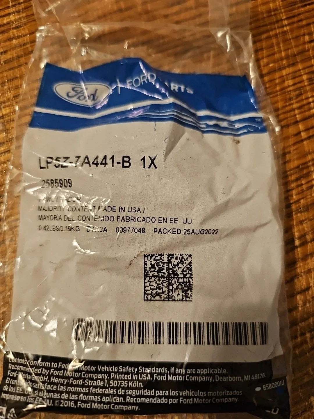 Genuine Ford OEM Pawl Assembly - Parking LP5Z-7A441-B New in Bag