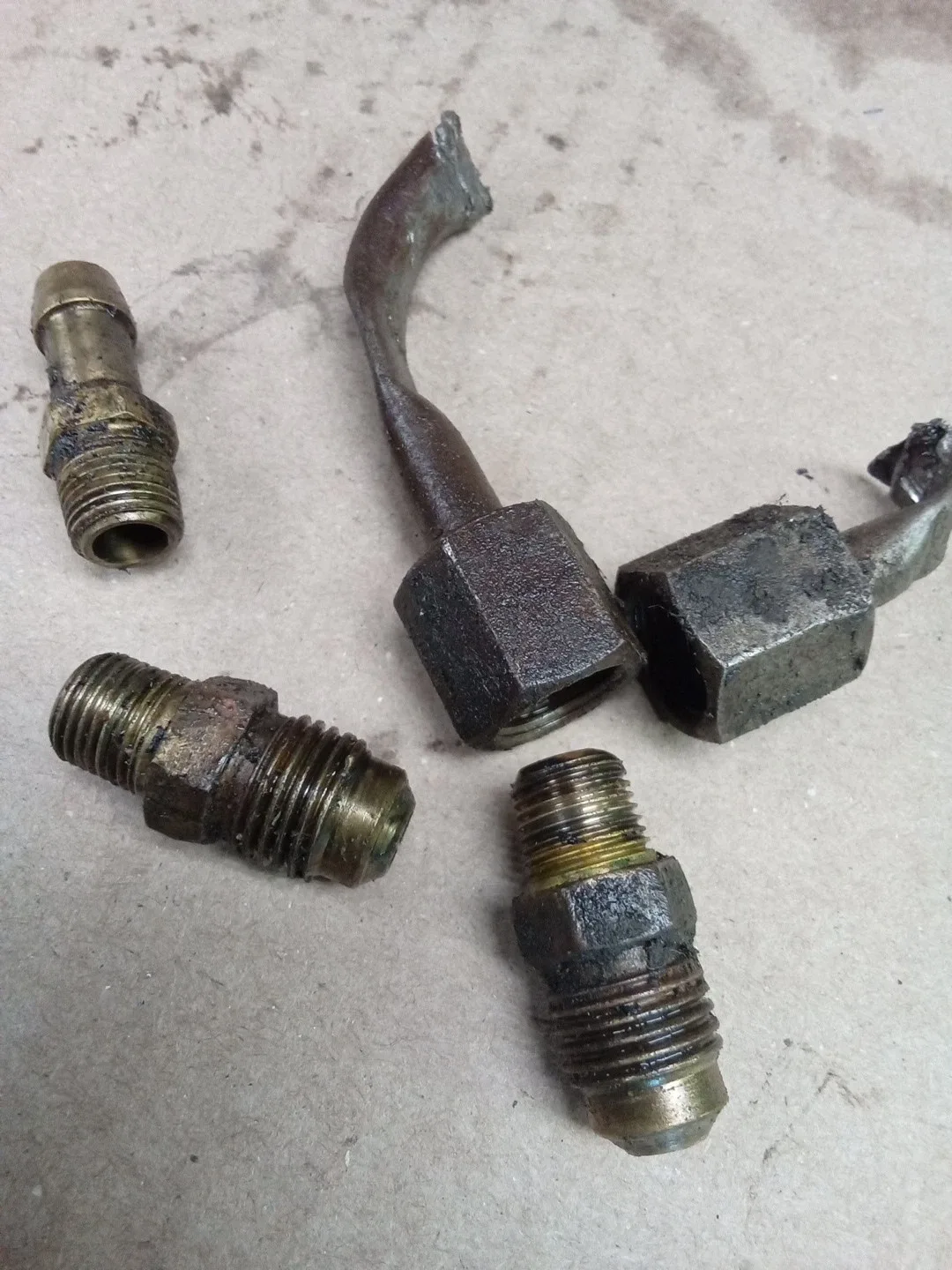 1979 Amc Concord Torqueflite A904 Trans Line Fittings A727 Cj Jeep Vent Nuts