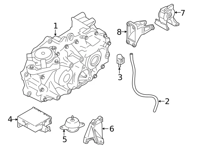 Genuine Nissan Automatic Transmission Case Vent 38356-5V410 image 3