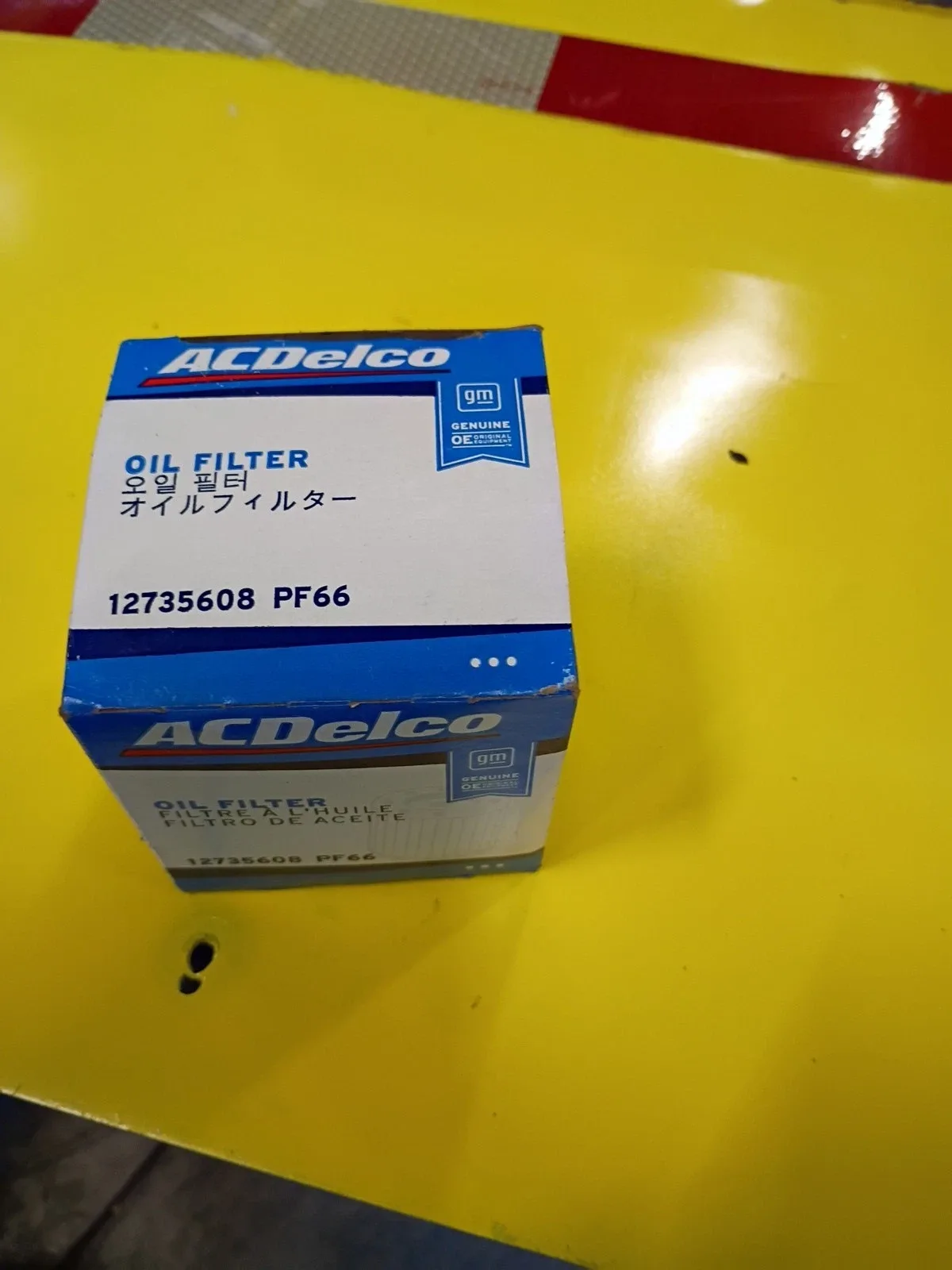 Ac Delco Oil Filterpt No 12735608 image 2