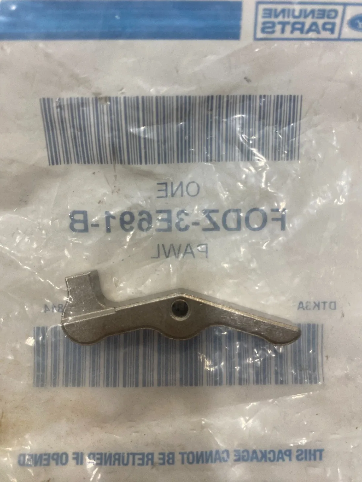 Ford FODZ-3E691-B Automatic Transmission Parking Pawl Shaft