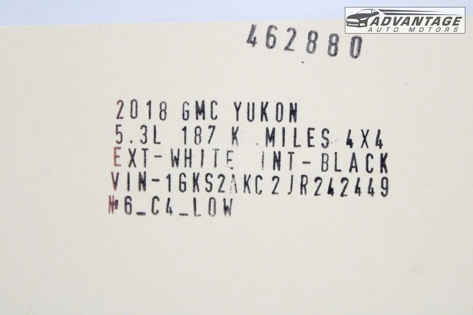2015-2020 GMC YUKON 5.3L V8 4WD AUTOMATIC TRANSMISSION VENT TUBE PIPE HOSE OEM image 4