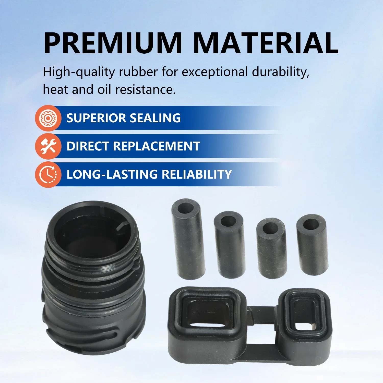 BMW 6HP26/28/32/34 Automatic Gearbox Valve Body Adapter Seal Kit - 24347588725 image 2