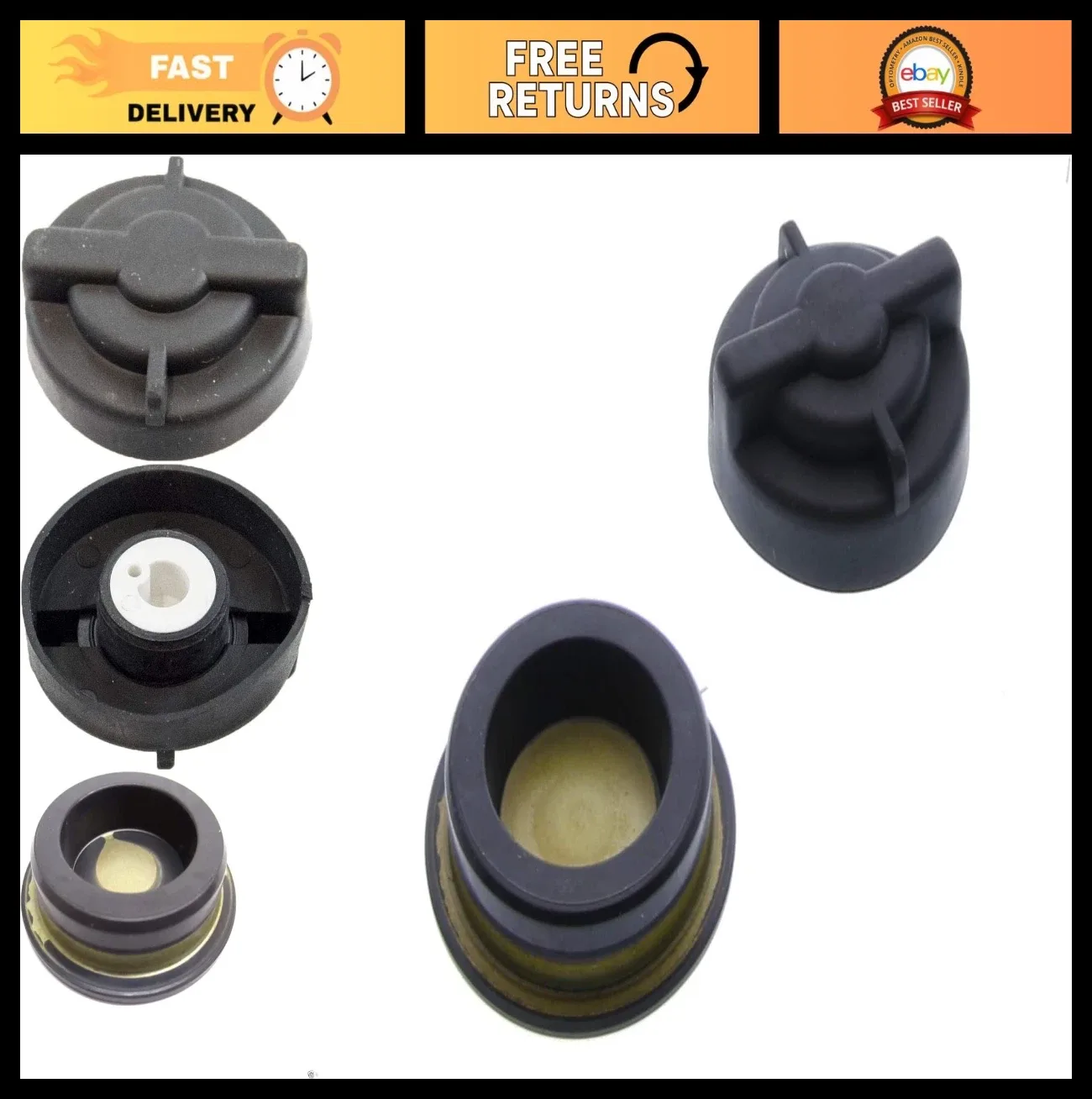 Transmission Fill Cap & Vent Cap Set - Compatible with Multiple Models, Durable
