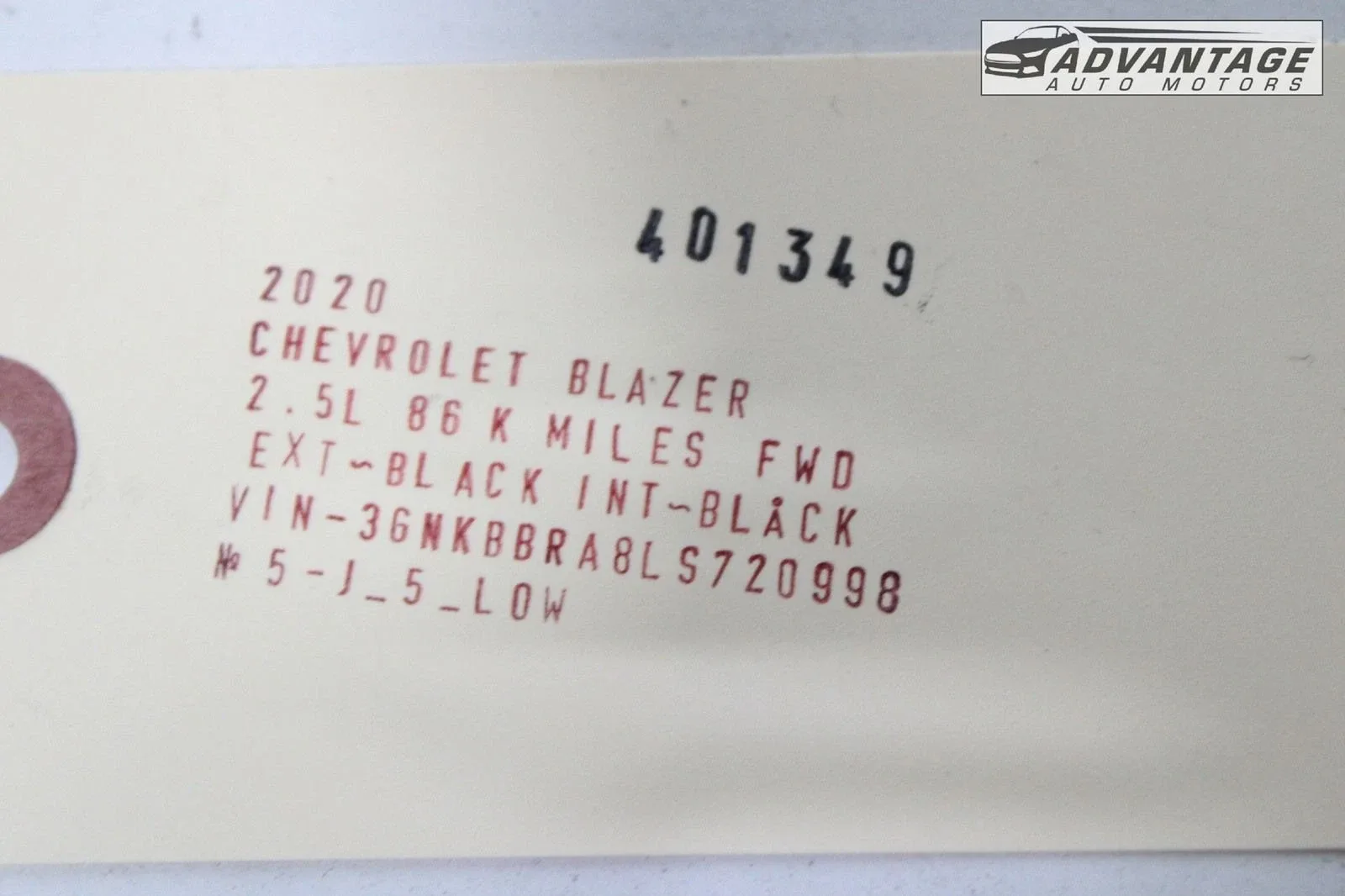 2019-2021 CHEVROLET BLAZER AUTOMATIC TRANSMISSION PARKING PAWL BRACKET OEM image 4