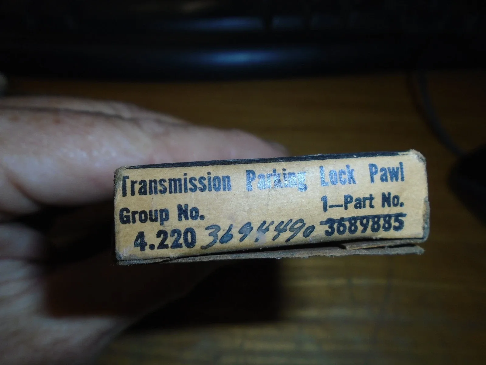 NOS GM 1950-1962 Chevrolet Transmission Parking Lock Pawl 3694490 Alt: 3689885 image 4