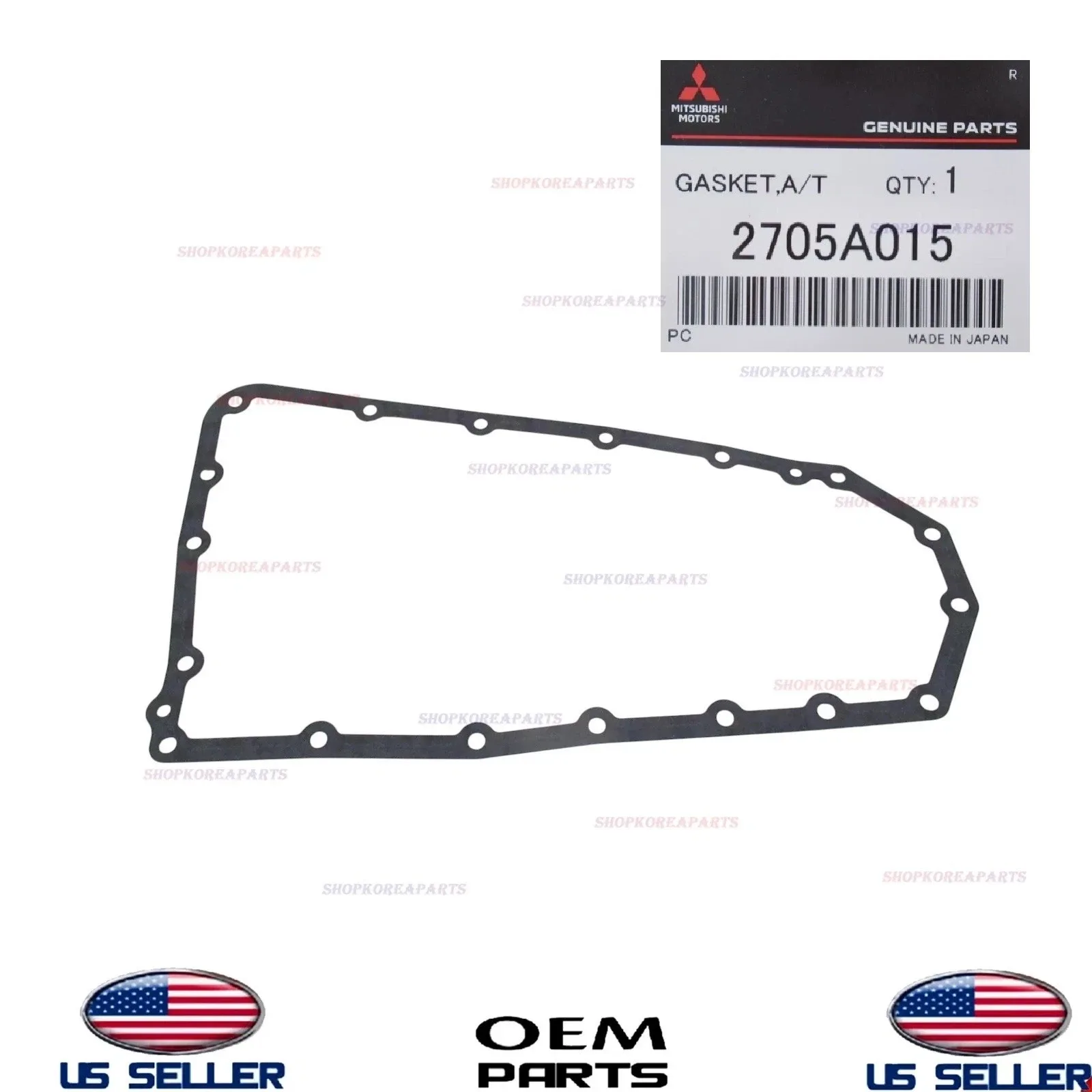 2015-2026 Mitsubishi Eclipse / Lancer Automatic Transmission Oil Pan Filter & Gasket 2824A007 image 2