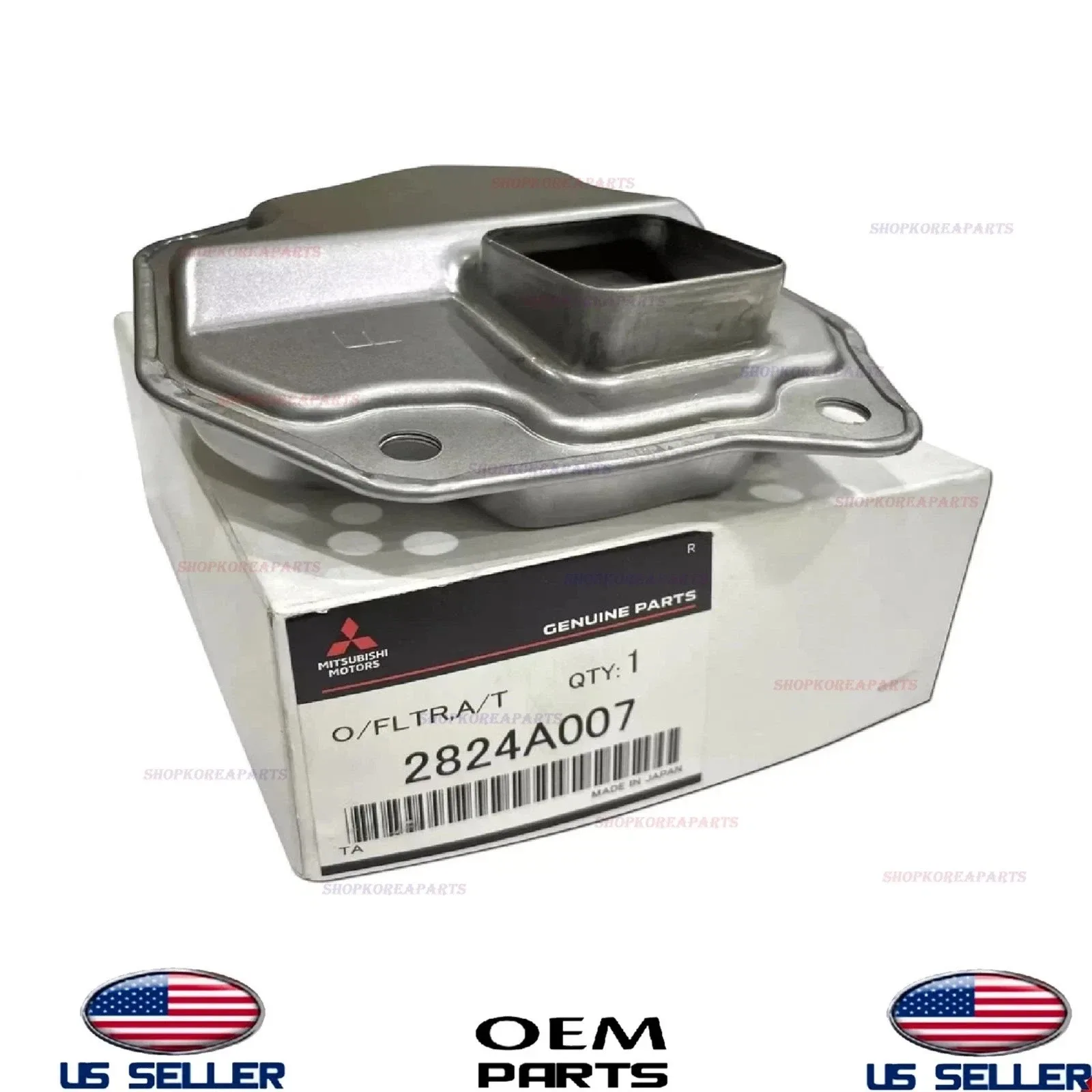 2015-2026 Mitsubishi Eclipse / Lancer Automatic Transmission Oil Pan Filter & Gasket 2824A007