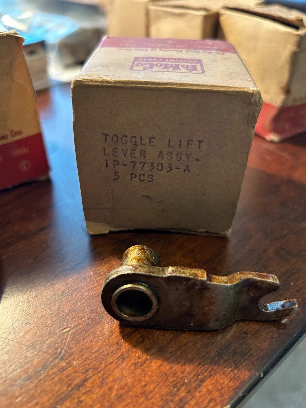 1951-1959 FORD FORD-O-MATIC TRANSMISSION PARKING PAWL LEVER B1AZ-7A117-A NOS image 3
