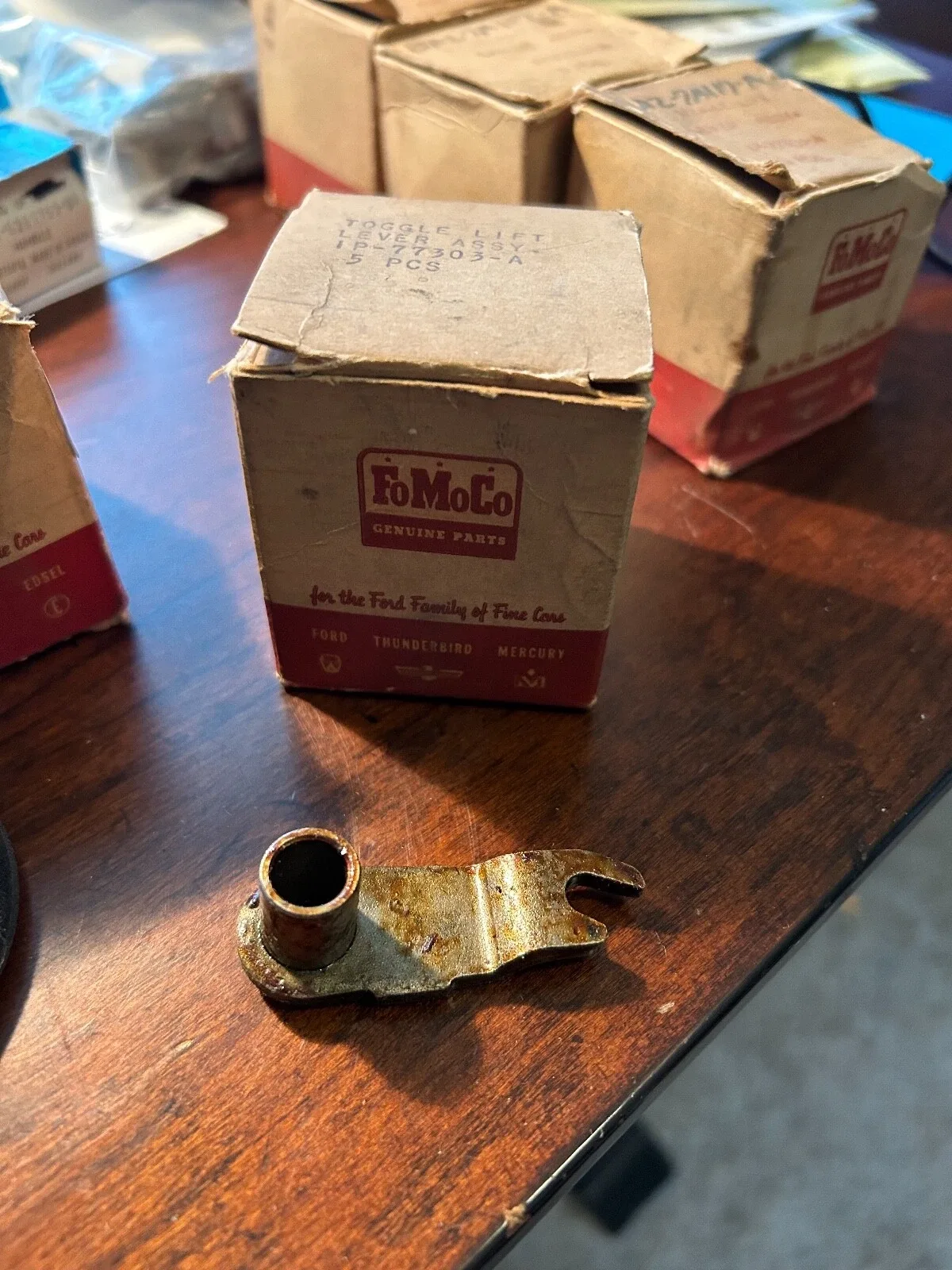 1951-1959 FORD FORD-O-MATIC TRANSMISSION PARKING PAWL LEVER B1AZ-7A117-A NOS