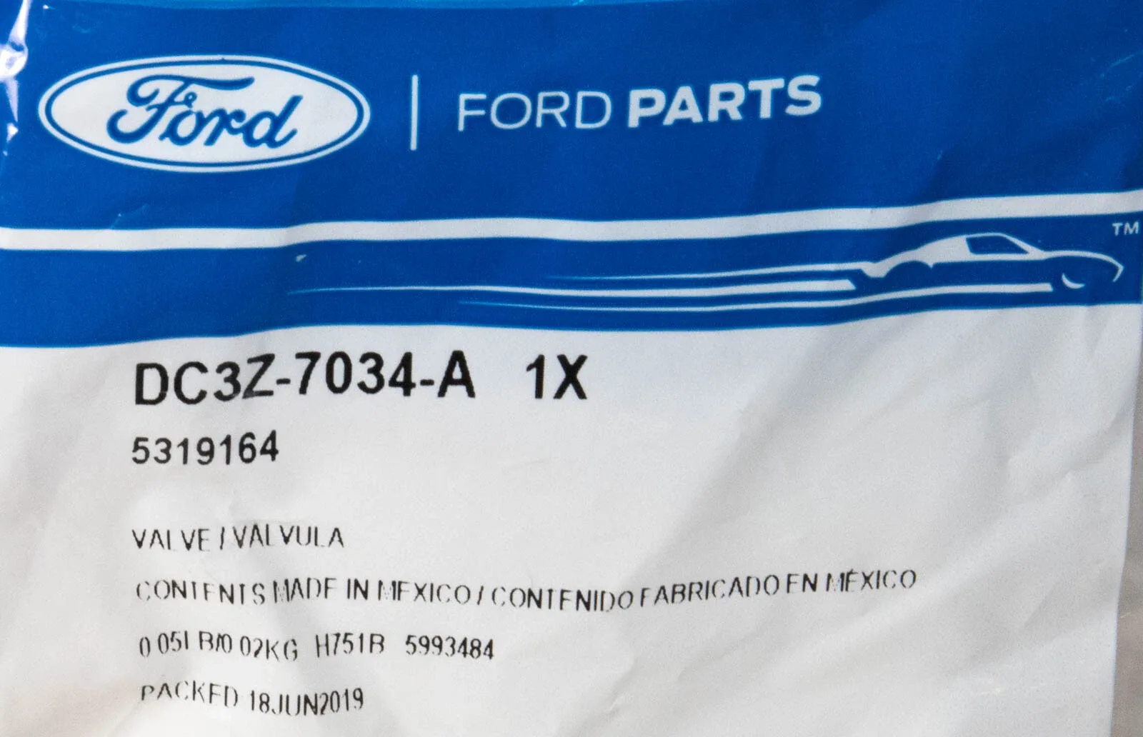 NEW OEM 2011-2021 Ford F-Series Econoline Transmission Vent Valve DC3Z7034A image 3