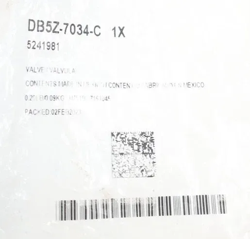 NEW OEM Ford Transmission Vent Valve Assembly DB5Z-7034-C Taurus Edge Flex 11-19 image 3