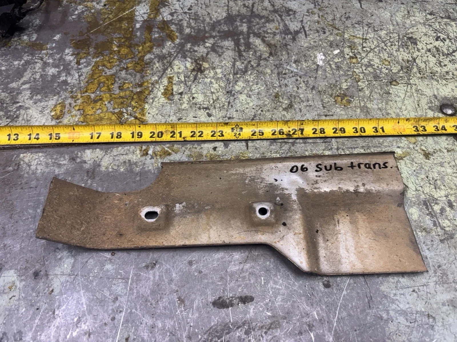 03-06 Gm truck Transmission Heat Shield