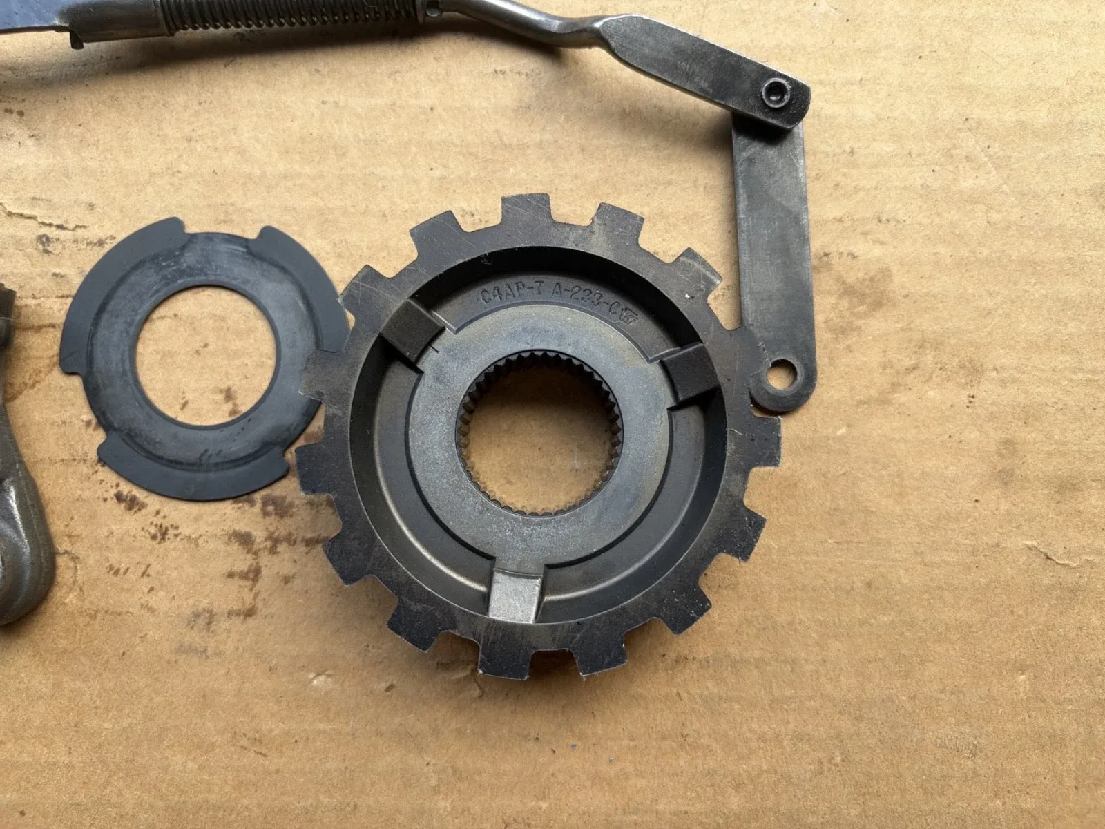 1965-67 Ford C4 Automatic Parking Pawl Components image 2