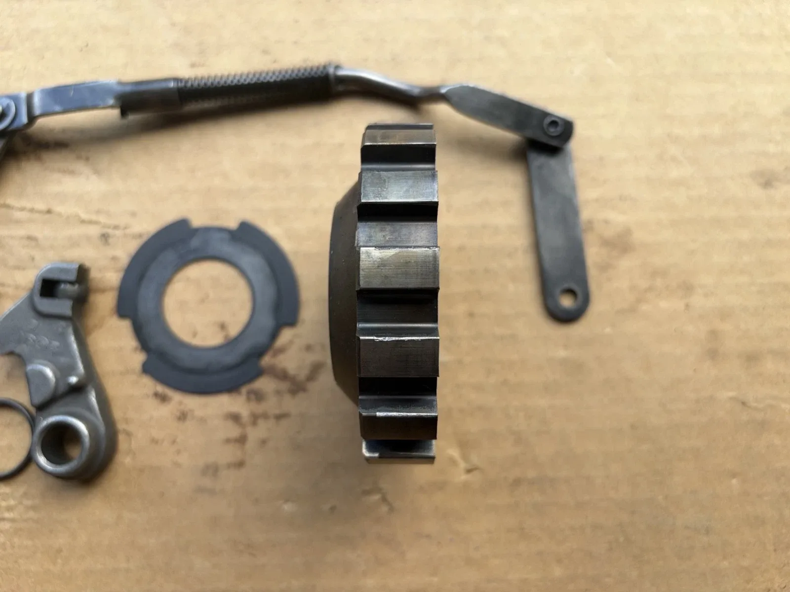 1965-67 Ford C4 Automatic Parking Pawl Components image 3