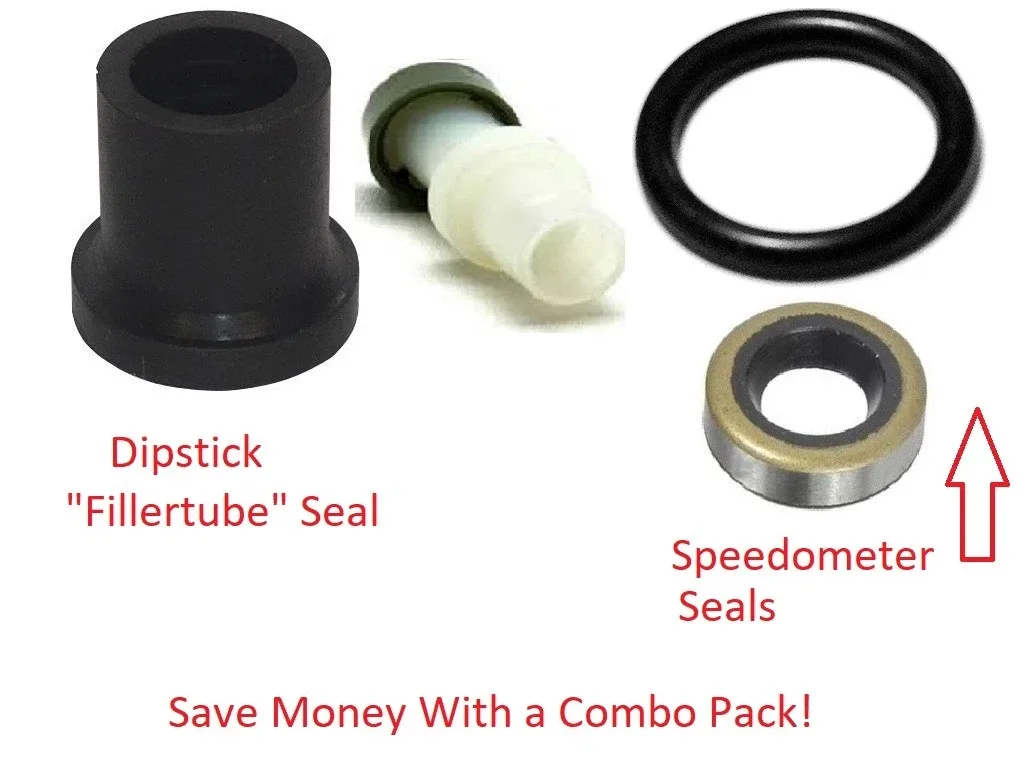 Combo Pack Vent Breather Tube+Dipstick/Speedo Seal GM TH-250/250C/350/350C TH350