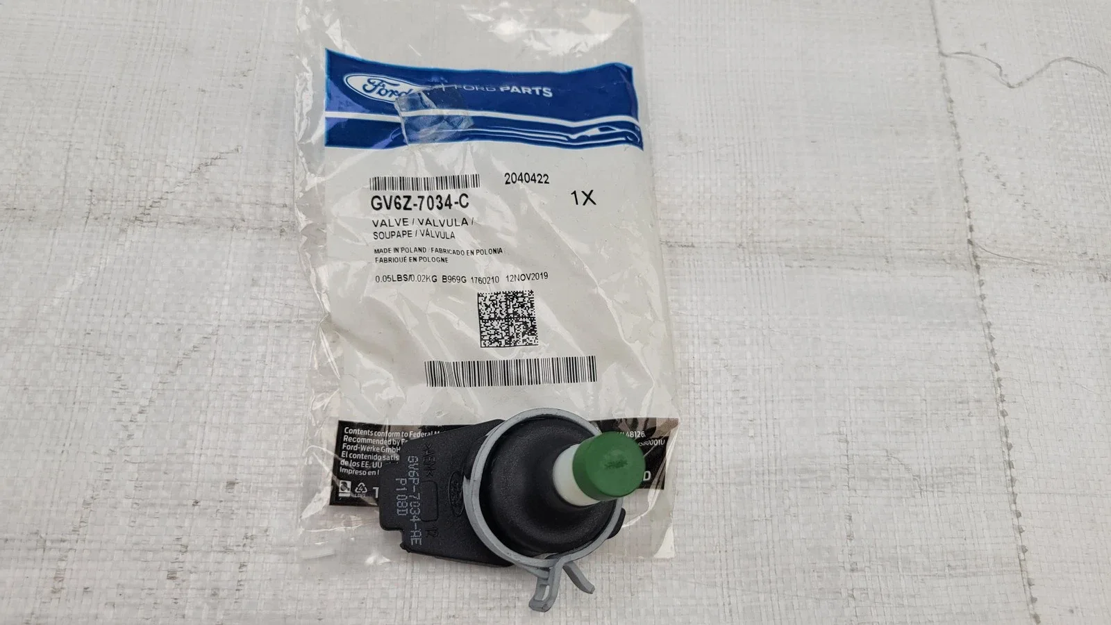 NEW OEM 2017-2018 Transit Connect Automatic Transmission Vent Valve GV6Z-7034-C