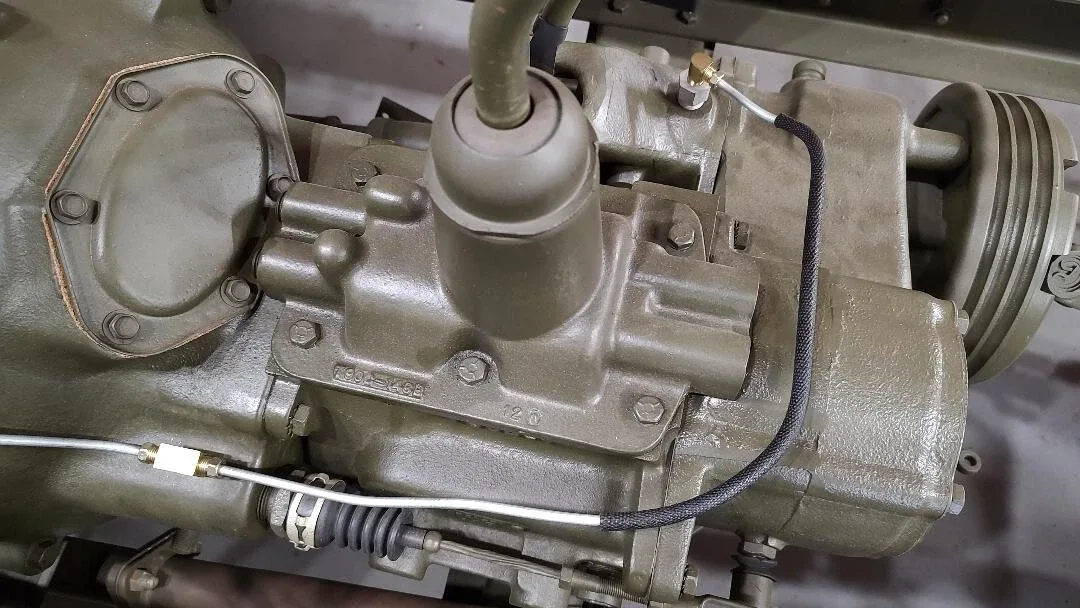 M38 G740 Complete Late Model Fuel Pump to Transfer Case Pressure Line Set. image 4