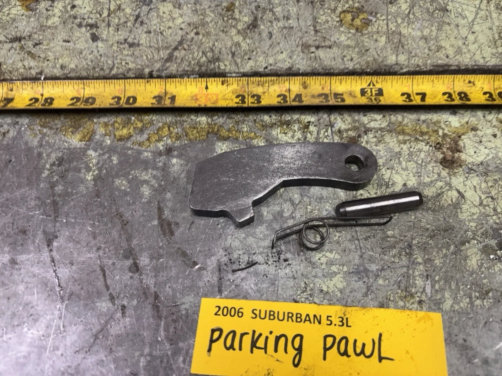03-06 GM Truck Park Pawl With Spring And Pin image 2