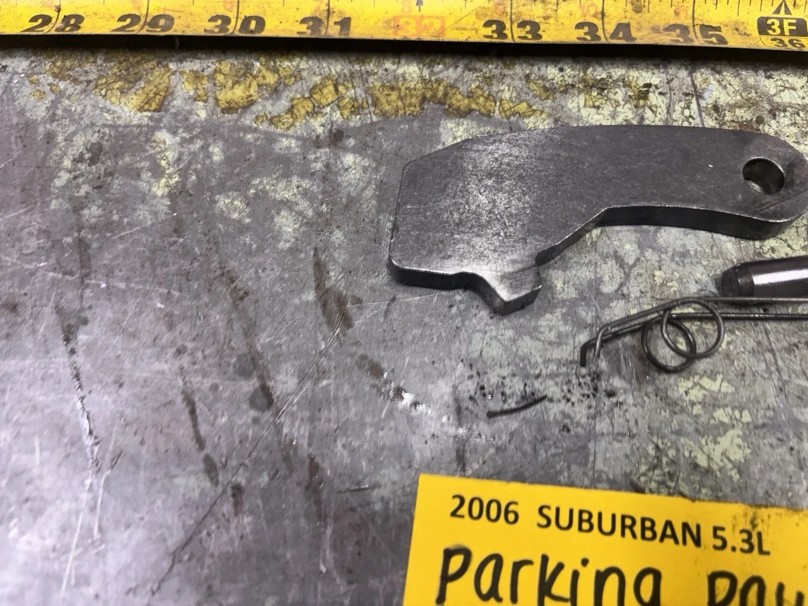 03-06 GM Truck Park Pawl With Spring And Pin image 3