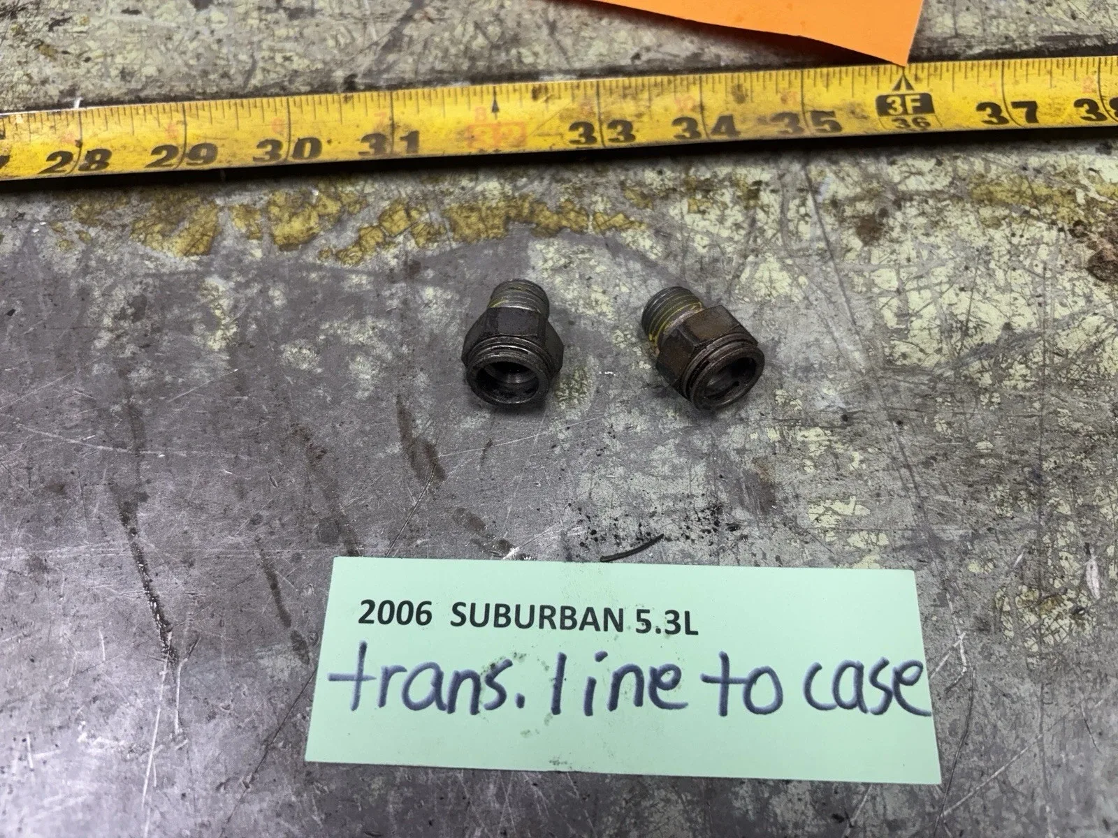 03-06 GM Truck Line Connectors To Transmission Case Set Of 2 image 2