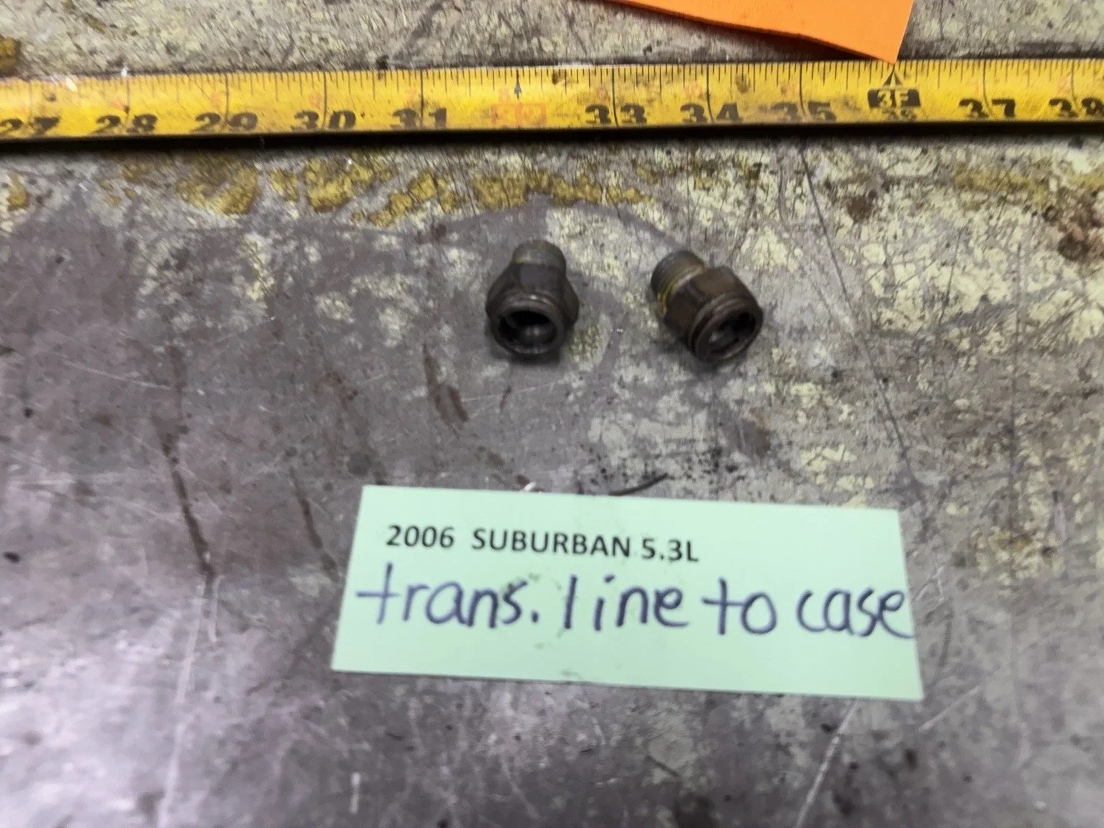 03-06 GM Truck Line Connectors To Transmission Case Set Of 2