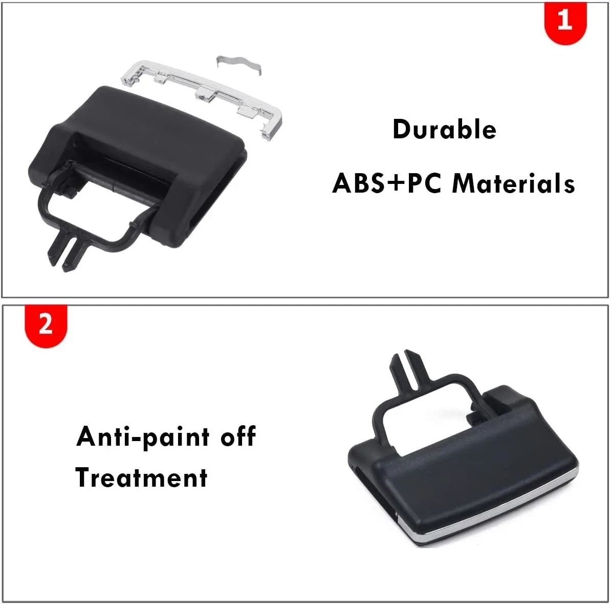 Compatible Front CenterLeftRight Air Vent Clips Out Size W164 Air Vent Tabs image 2