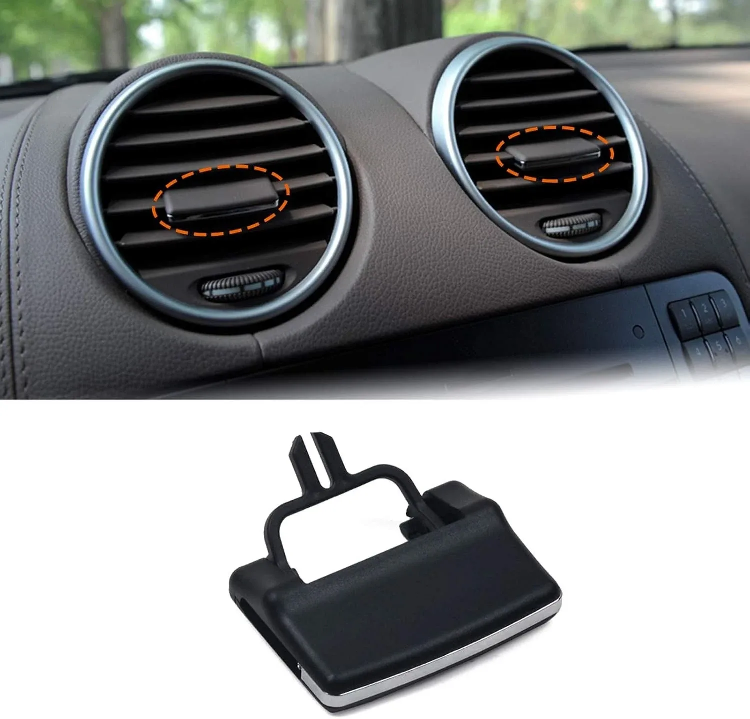 Compatible Front CenterLeftRight Air Vent Clips Out Size W164 Air Vent Tabs