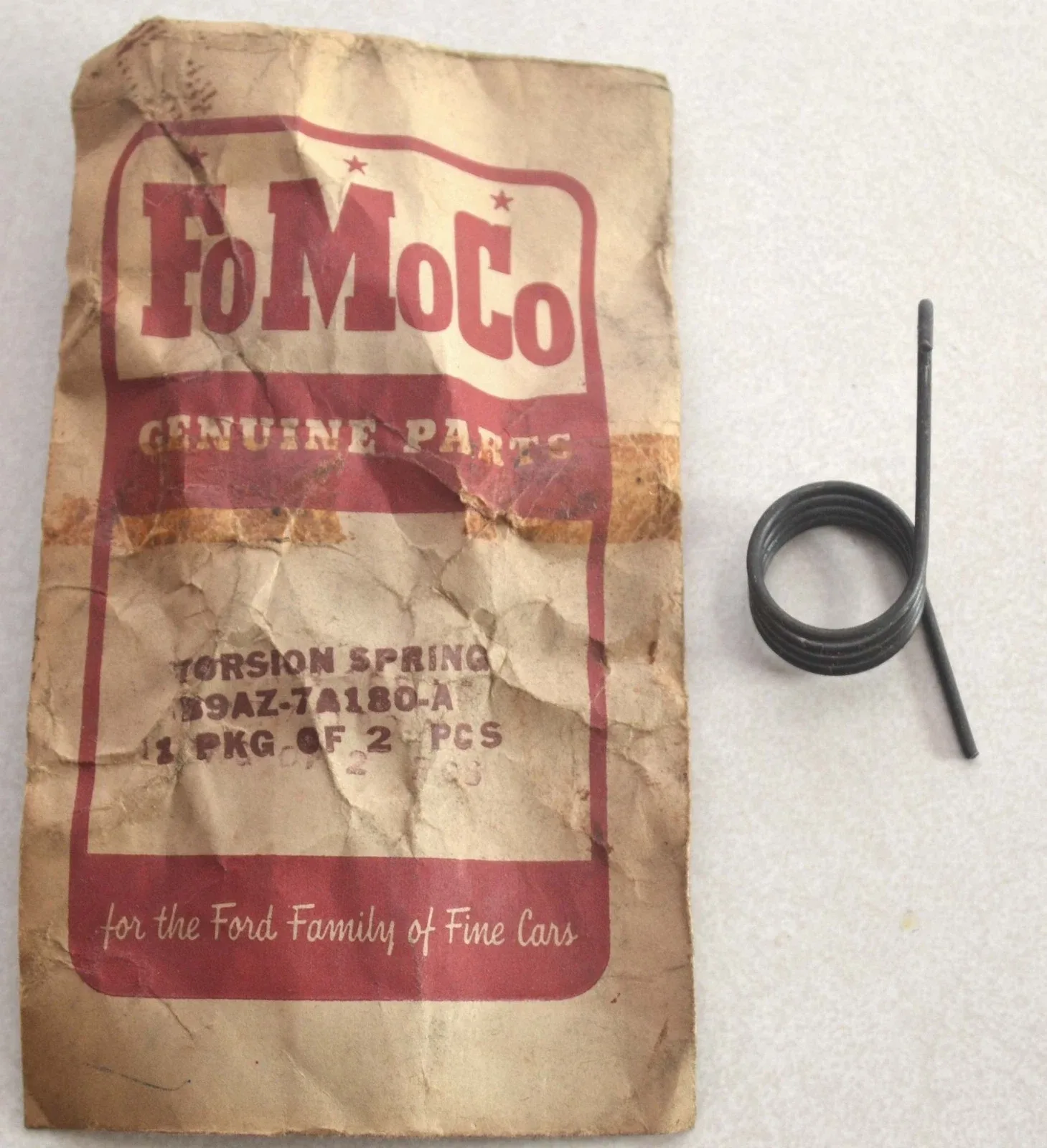 NOS 1959-1964 Ford Galaxie Fairlane Parking Pawl Torsion Spring, B9AZ-7A180-A image 2