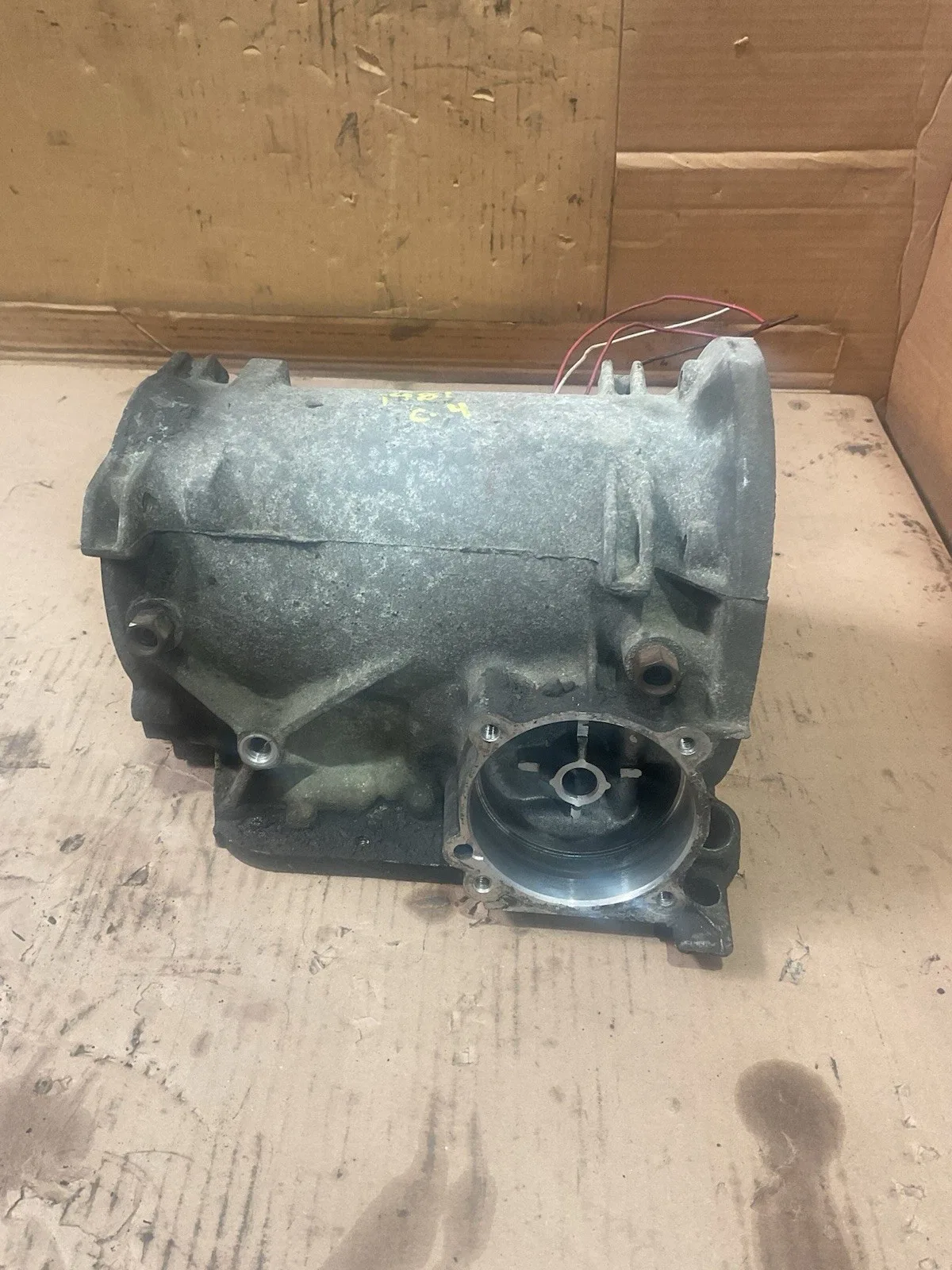 c4 1970 up case  fill ford automatic trans replacement case only no vent push in
