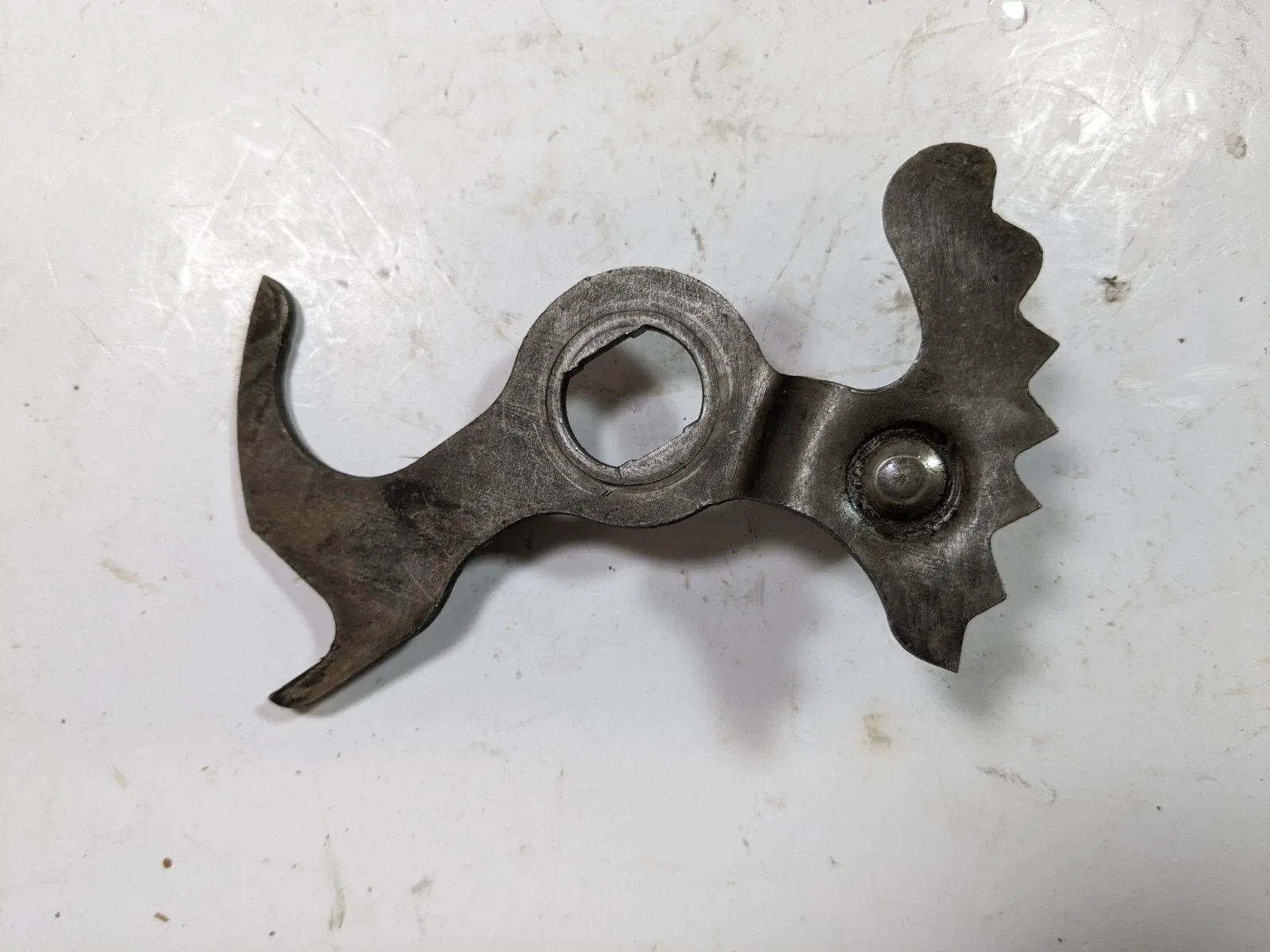1971-1986 Mustang Automatic C4 Transmission Parking Pawl Rooster Comb Bracket image 3