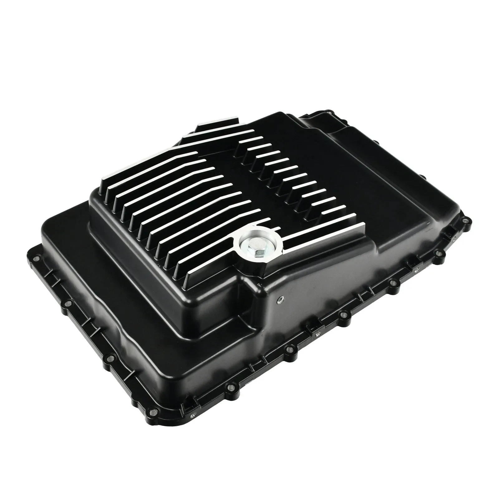 Brushed Aluminum Deep 10R80 Transmission Pan For 2018-2024 Ford Lincoln image 3