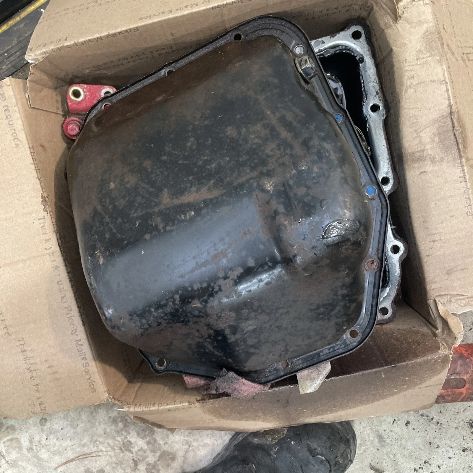 91-99 Mitsubishi 3000GT Dodge Stealth Automatic transmission oil pan image 2